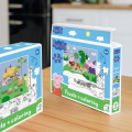 Puzzle 2 în 1 „Disctracție în grădină”, seria Peppa Pig, 60 elem.