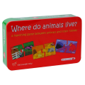 Puzzle „Unde locuiesc animalele”, 12 elem. Puzzle „Unde locuiesc animalele”, 12 elem.
