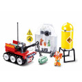 Set de construcție ”Exerciții de incendiu”, 130 elem. Set de construcție ”Exerciții de incendiu”, 130 elem.
