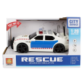 1:20 Mașină de poliție cu fricțiune (lumini /sunete)