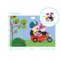 Puzzle-mini „Călătorie cu motocicleta”, seria Peppa Pig, 35 elem. Puzzle-mini „Călătorie cu motocicleta”, seria Peppa Pig, 35 elem.