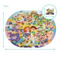 Puzzle „Rutina zilnică”, seria Puzzle-uri educative, 100 piese