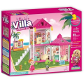 Căsuță pentru păpuși „Vila Mică” + accesorii, 85 elem.