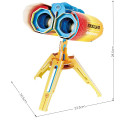 STEM Series 3D puzzle „Binoclu” – studiem principiile de focalizare și mărire, 49 elem. STEM Series 3D puzzle „Binoclu” – studiem principiile de focalizare și mărire, 49 elem.
