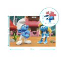 Puzzle-mini „Romantic”, seria Smurfii, 35 elem.