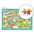 Puzzle „Viața în oraș”, seria Puzzle de observație, 80 elem. Puzzle „Viața în oraș”, seria Puzzle de observație, 80 elem.