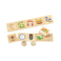 Joc logic de puzzle „Studiem organele de simț”, 35 elem. Joc logic de puzzle „Studiem organele de simț”, 35 elem.
