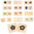 Joc logic de puzzle „Forme și obiecte” 24 elem. Joc logic de puzzle „Forme și obiecte” 24 elem.