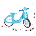 Retro-bicicletă fără pedale, cu roți EVA, albastră Retro-bicicletă fără pedale, cu roți EVA, albastră