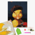 Mozaic cu diamante 40*50 сm (fără cutie) – Rățușca pictor, Lucia Heffernan