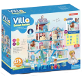 Căsuță pentru păpuși „Vila Visurilor” + accesorii, cu iluminare de noapte, 275 elem. Căsuță pentru păpuși „Vila Visurilor” + accesorii, cu iluminare de noapte, 275 elem.