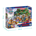 Puzzle „Pregătit de sărbători”, seria Patrula cățelușilor, 60 elem.