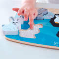 Puzzle tactil – inserție „Animăluțe polare” Puzzle tactil – inserție „Animăluțe polare”