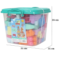 Set de construcție Găleată cu blocuri pastel „Play Blox”, 107 piese Set de construcție Găleată cu blocuri pastel „Play Blox”, 107 piese