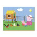 Puzzle „Peppa și puișorii”, seria Purcelușa Peppa, 30 elem.