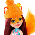 Papusa Enchantimals „Felicity Fox cu sanie”