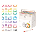 Set markere pentru schițe cu două capete, 60 culori Set markere pentru schițe cu două capete, 60 culori