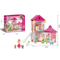 Căsuță pentru păpuși „Vila Mică” + accesorii, 85 elem.