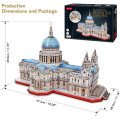 3D puzzle “Catedrala Sfântului Paul”, 643 elemente 3D puzzle “Catedrala Sfântului Paul”, 643 elemente