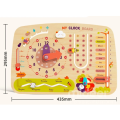 Busyboard 8 în 1 „Calendar cu ceas”