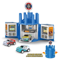 Set de joacă „Stație auto transformabilă cu mașinuță-surpriză” Set de joacă „Stație auto transformabilă cu mașinuță-surpriză”