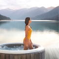 INTEX Jacuzzi SPA gonflabil „Greywood Deluxe” 196х71 cm, 795L, 4 persoane INTEX Jacuzzi SPA gonflabil „Greywood Deluxe” 196х71 cm, 795L, 4 persoane