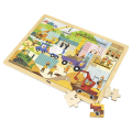 Puzzle din lemn „Șantier” 48 elem. Puzzle din lemn „Șantier” 48 elem.