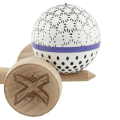 «Kendama Super Sticky X Original», rulment metalic, ața 62/65 cm, King size 7.5 x 6 x 18 cm, „Picături de ploaie”, albă «Kendama Super Sticky X Original», rulment metalic, ața 62/65 cm, King size 7.5 x 6 x 18 cm, „Picături de ploaie”, albă