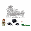 Set de construcție „Tanc Т-34”, scara 1:35, cu telecomandă, 873 elem. Set de construcție „Tanc Т-34”, scara 1:35, cu telecomandă, 873 elem.