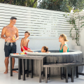 INTEX Jacuzzi SPA gonflabil „Greywood Deluxe” 196х71 cm, 795L, 4 persoane INTEX Jacuzzi SPA gonflabil „Greywood Deluxe” 196х71 cm, 795L, 4 persoane