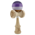 „Kendama Flippy X Original”, profesională, rulment metalic, ața 55 cm, ultra aderent, cupe mari, 7 х 6 х 18 cm, violet-liliac