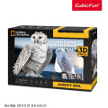 3D пазл “Снежная Сова”, 32 элемента