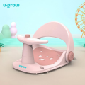 Стульчик для купания U-Grow с рулём и регулируемой спинкой, розовый Стульчик для купания U-Grow с рулём и регулируемой спинкой, розовый