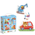 Puzzle 4 în 1 „Transport”, 13 elem. Puzzle 4 în 1 „Transport”, 13 elem.