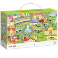 Puzzle „Viața în oraș”, seria Puzzle de observație, 80 elem. Puzzle „Viața în oraș”, seria Puzzle de observație, 80 elem.