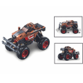 Set de construcție „Monster Truck orange-negru”, cu inerție, 264 elem. Set de construcție „Monster Truck orange-negru”, cu inerție, 264 elem.