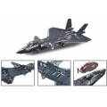 Set de construcție „Avion invizibil Stealth J20SS”, scara 1:44, 953 elem.
