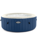 INTEX Надувной СПА джакузи “PureSpa Bubble Blue” 180х66см, 677Л, 4-х местный INTEX Надувной СПА джакузи “PureSpa Bubble Blue” 180х66см, 677Л, 4-х местный