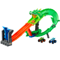 Игровой набор Hot Wheels «Разрушение Дракона» с 2 машинками Monster Trucks 1:64 Игровой набор Hot Wheels «Разрушение Дракона» с 2 машинками Monster Trucks 1:64