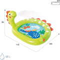 INTEX Piscină gonflabilă pentru copii cu jet de apă „Dino” 119 х 109 х 66 cm, 68 L, 2+