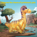 Puzzle 3D Brachiosaurus – Creează-ți propriul gigant cu gât lung, 54 piese