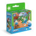 Puzzle „Ascunselea cu dragonul”, seria Smurfii, 20 elem.