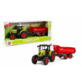 1:16 Tractor cu fricțiune „Trailered Farm Tractor” (lumina / sunet) 1:16 Tractor cu fricțiune „Trailered Farm Tractor” (lumina / sunet)