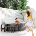INTEX Jacuzzi SPA gonflabil „Greywood Deluxe” 196х71 cm, 795L, 4 persoane INTEX Jacuzzi SPA gonflabil „Greywood Deluxe” 196х71 cm, 795L, 4 persoane