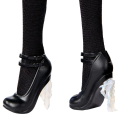 Set de joc Monster High „Păpușa Wednesday în Rochie”, cu accesorii
