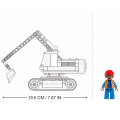 Set de construcție ”Excavator mic E6”, 138 elem. Set de construcție ”Excavator mic E6”, 138 elem.
