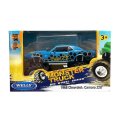 Металлический Monster Truck 1968 Chevrolet Camaro Z28 1:38, Big Wheel