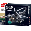 Конструктор “Боевой самолет KA-52S”, масштаб 1:35, 913 элем.