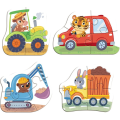 Puzzle 4 în 1 „Transport”, 13 elem. Puzzle 4 în 1 „Transport”, 13 elem.