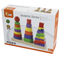 Set piramide din lemn „Forme geometrice” Set piramide din lemn „Forme geometrice”